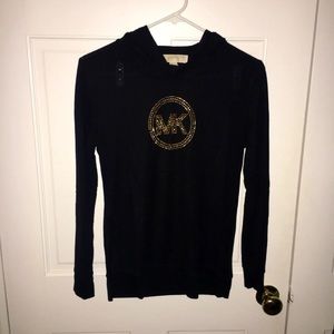Michael Kors light hooded sweater